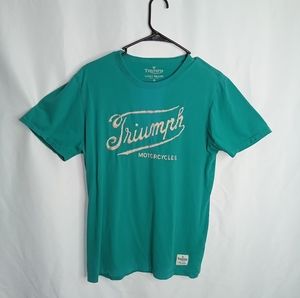 Triumph by Lucky Brand Motorcycles T-Shirt Size Medium